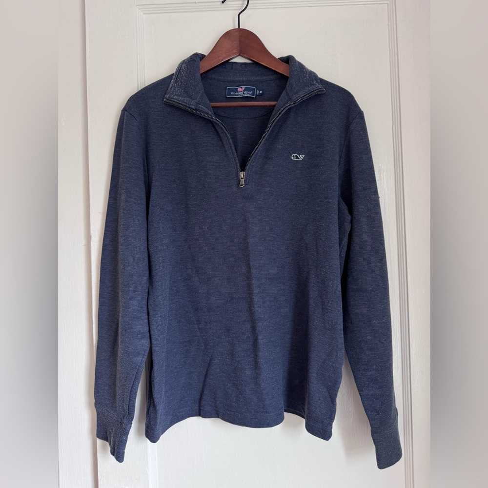Vineyard Vines Men's Half-Zip Sweater - Navy Blue